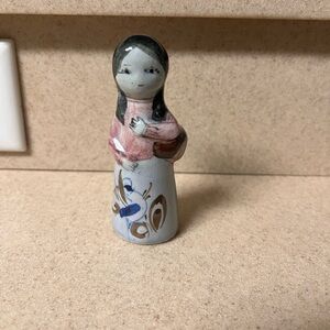 Vintage Mexican Pottery - Woman Figurine Statue